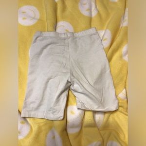 White Wonder Nation bike shorts